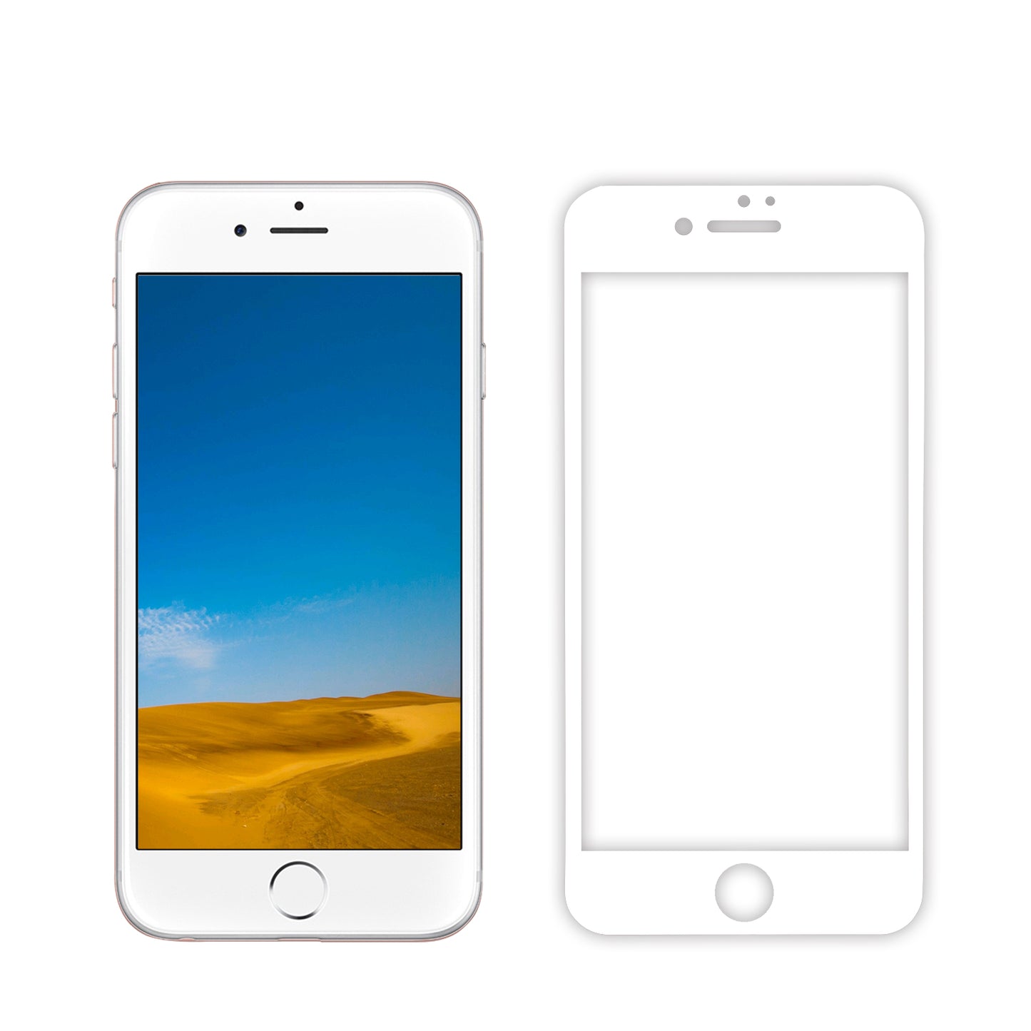 3D Curved Tempered Glass Full Cover Screen Protector for Apple iPhone 7