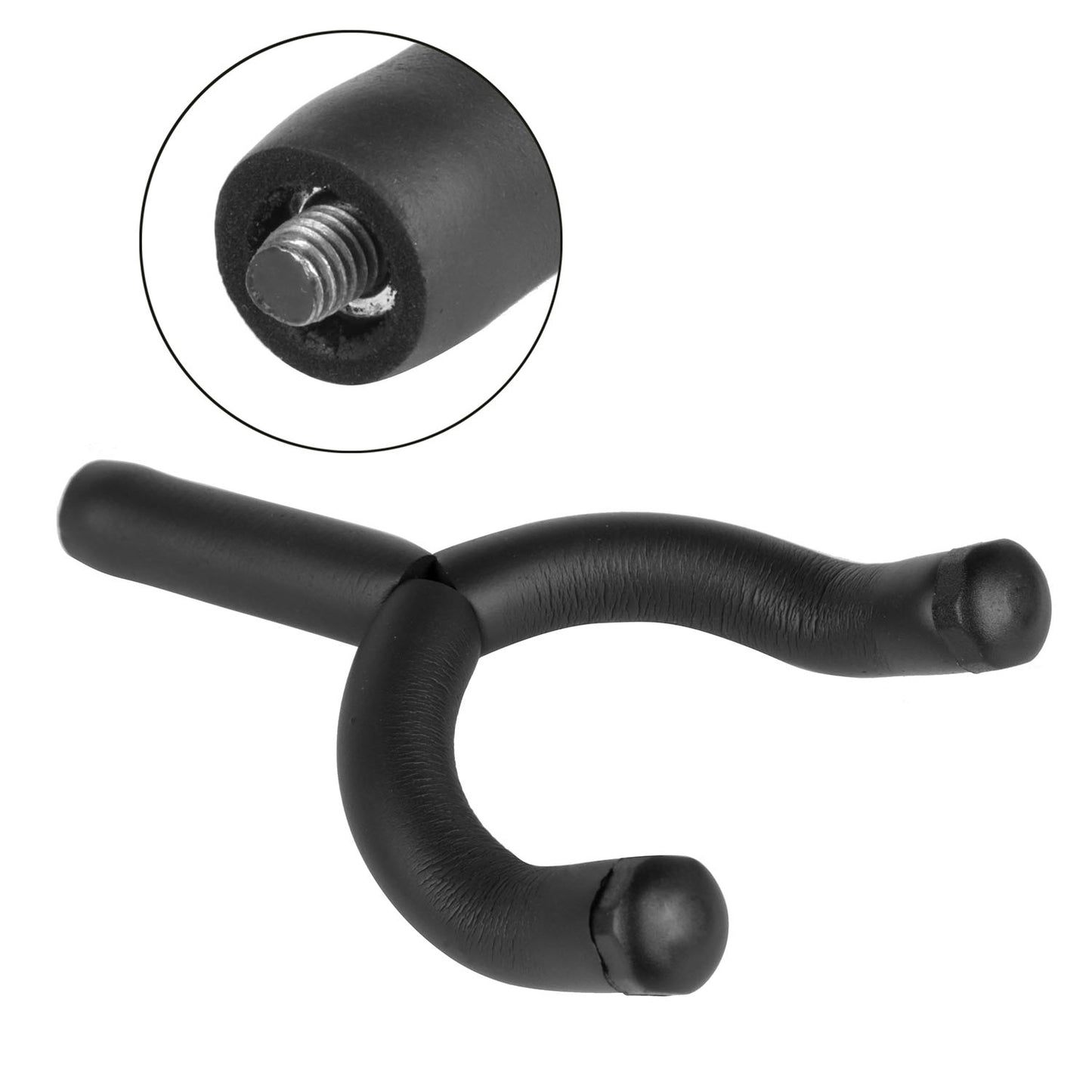 Wall Mount Guitar Hanger Padded Steel Guitar Bracket Holder Hook Rack For Electric Acoustic Bass Guitars