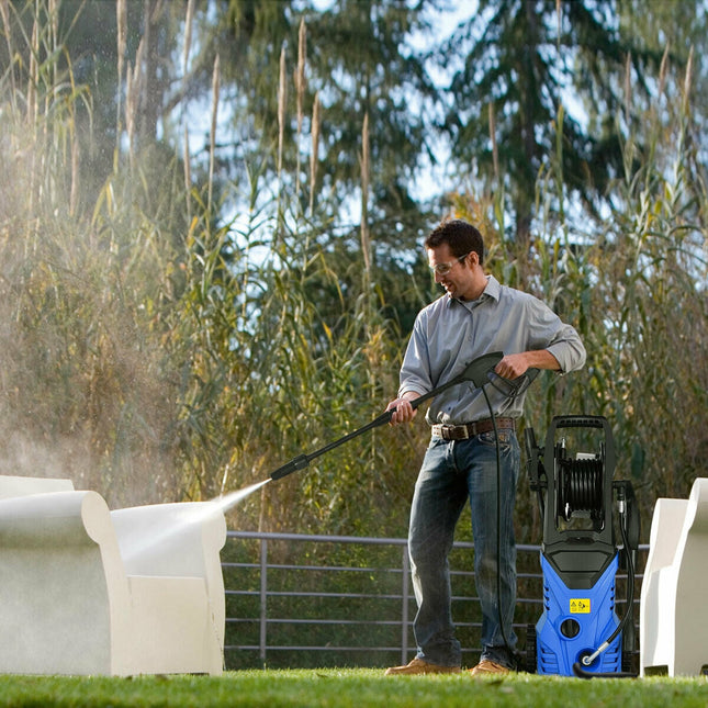 1800W 2030PSI Electric Pressure Washer Cleaner with Hose Reel