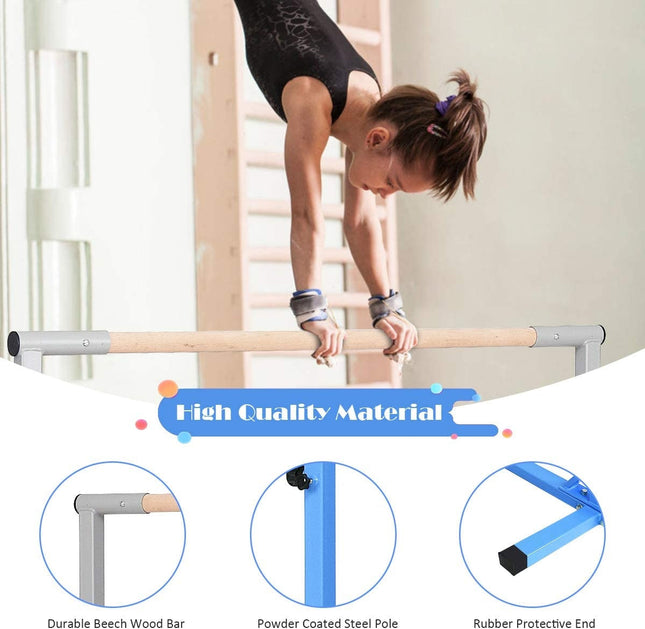 Adjustable Gymnastics Horizontal Bar for Kids