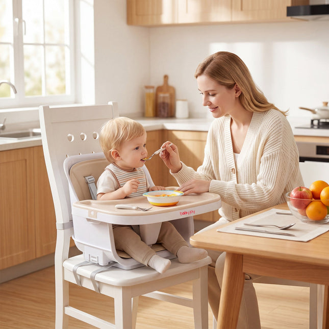 4-in-1 Convertible Baby High Chair with Adjustable Tray