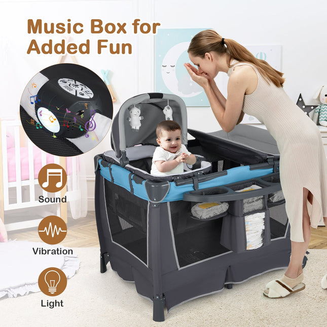 4-in-1 Convertible Portable Baby Play