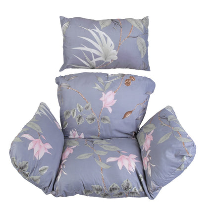 Egg Chair Cushion with Headrest - Thick Padded Swing Seat