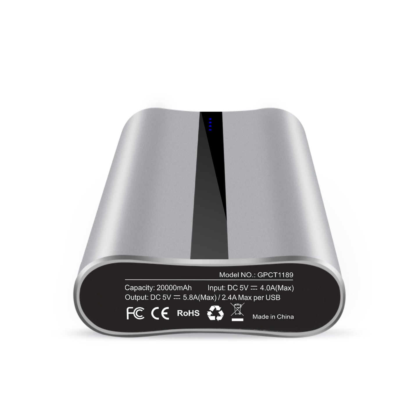 Portable Charger 20000mAh Power Bank Total 5.8A Output 3-USB Ports ExternalBattery Pack Portable Phone Charger for IOS Phone11/Pro/Max/8/X/XS iPad S