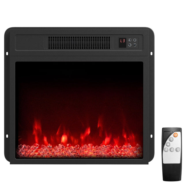 18-Inch Electric Fireplace Insert with Remote Control 5000 BTU