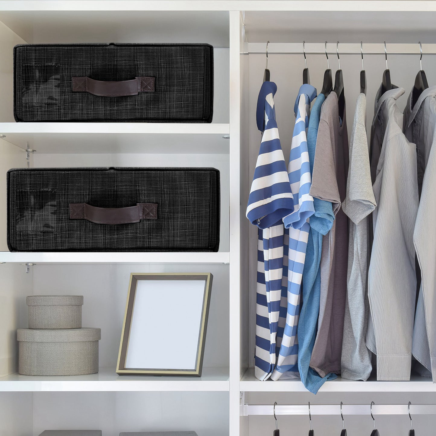 4Pcs Bed Sheet Set Organizers Foldable Bedsheets Storage Bins For Clothing Duvet Cover Pillowcase King Queen Bedsheet Closet Bedding Container With La