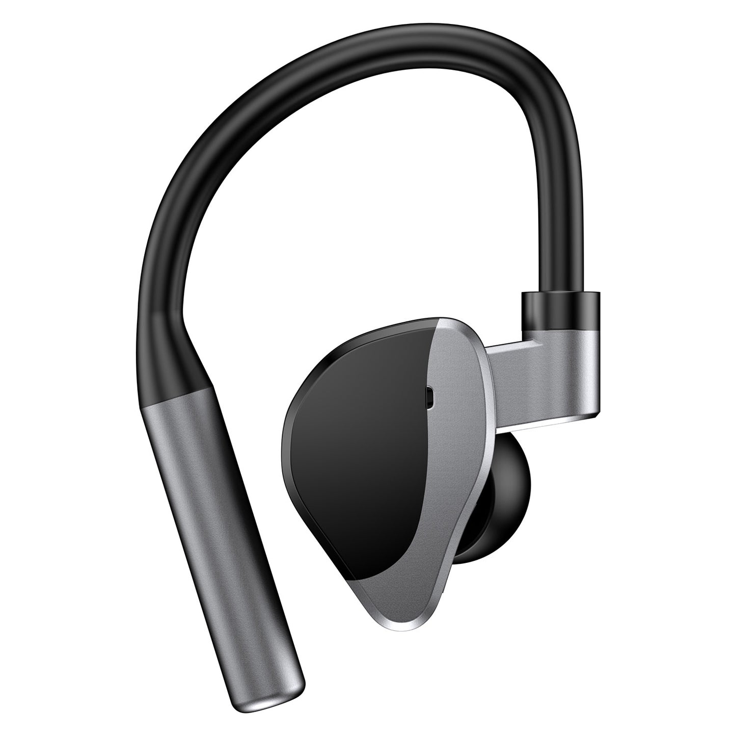 Unilateral Wireless Earpiece Rechargeable Wireless in-Ear Headset with Hook for Car Driving Phone Call Office