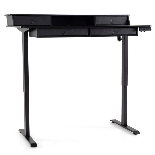 55 Inch x 27 Inch Electric Standing Desk with Drawers