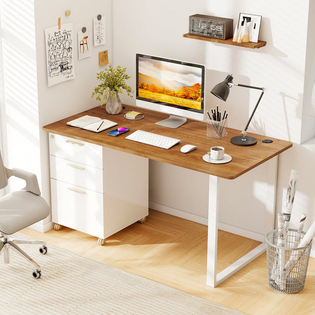 58 Inch x 28 Inch Universal Tabletop for Standard and Standing Desk Frame