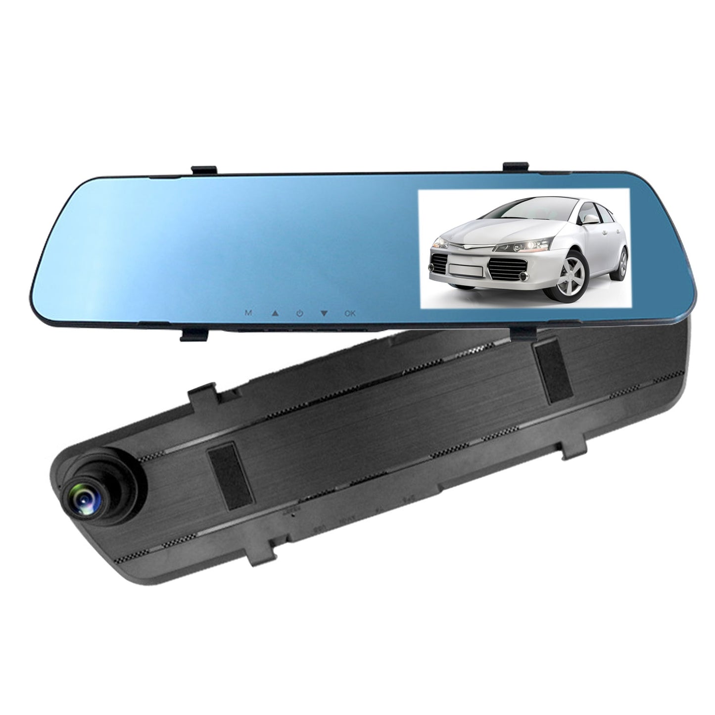 1080P Car DVR 4.3in Camera Dash Cam Camcorder Camera Recorder with 140¡ Angle Loop Recording Motion Detection Picture-in-Picture Display G-sensor