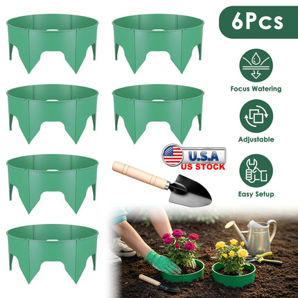 Adjustable Plant Grow Rings 10in with Hand Shovel - 12 Pack