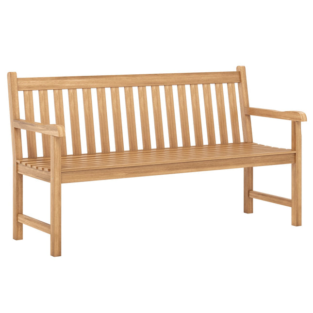 62inch Teak Outdoor Porch Bench 3