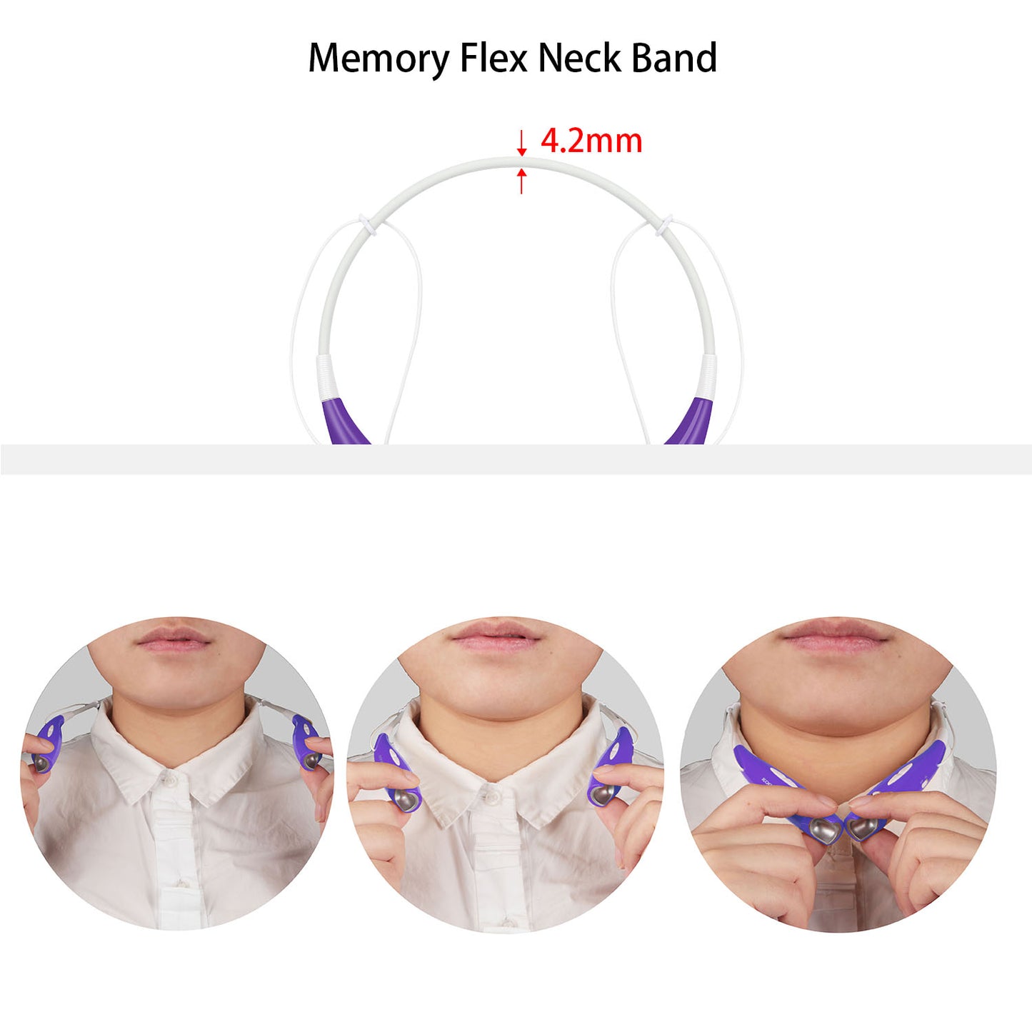 KOCASO Wireless Sports Stereo Hands Free Headset for Phone and Tablet