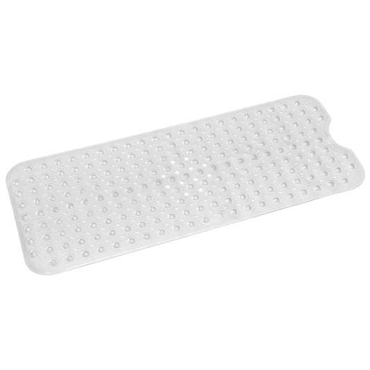 Bath Tub Mat Non-Slip Shower Mat BPA-Free Massage Anti-Bacterial with Suction Cups Washable for Bathroom Kitchen Pool