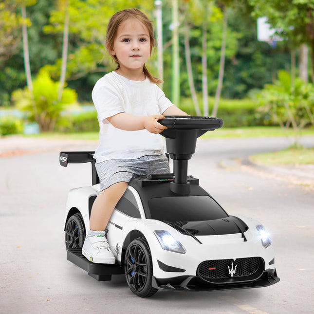 6V Electric Kids Ride on Push Car Maserati Licensed with Foot Pedal and Music