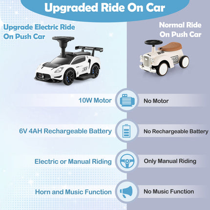 6V Electric Kids Ride on Push Car Maserati Licensed with Foot Pedal and Music