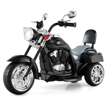 3-Wheel Electric Motorcycle Ride-On Toy for Toddlers 3+