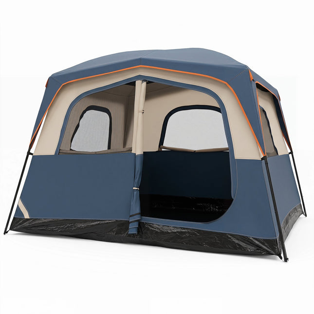 6-Person Camping Tent with Rainfly and Mesh Windows