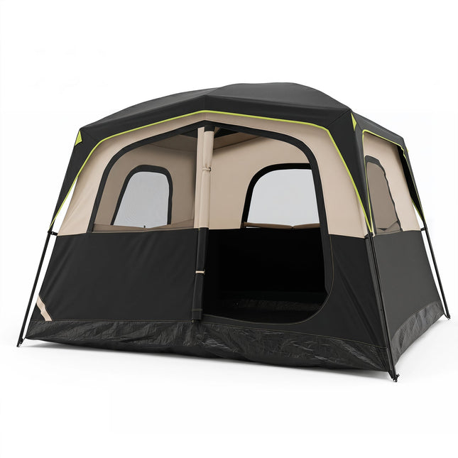 6-Person Camping Tent with Rainfly and Mesh Windows