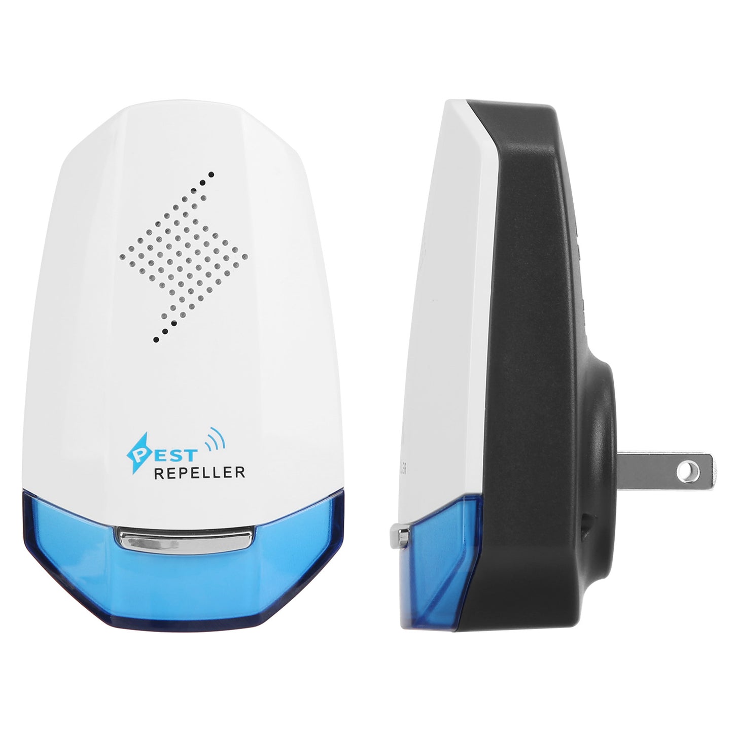 2 Pack Ultrasonic Pest Repeller with Night light Plug In Pest Mice Repellent Indoor Roach Bed Bug Mouse Rodent Mosquito Killer for Bedroom Garage Ware