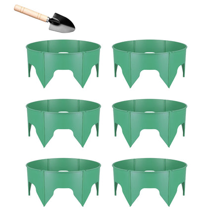 Adjustable Plant Grow Rings 10in with Hand Shovel - 12 Pack
