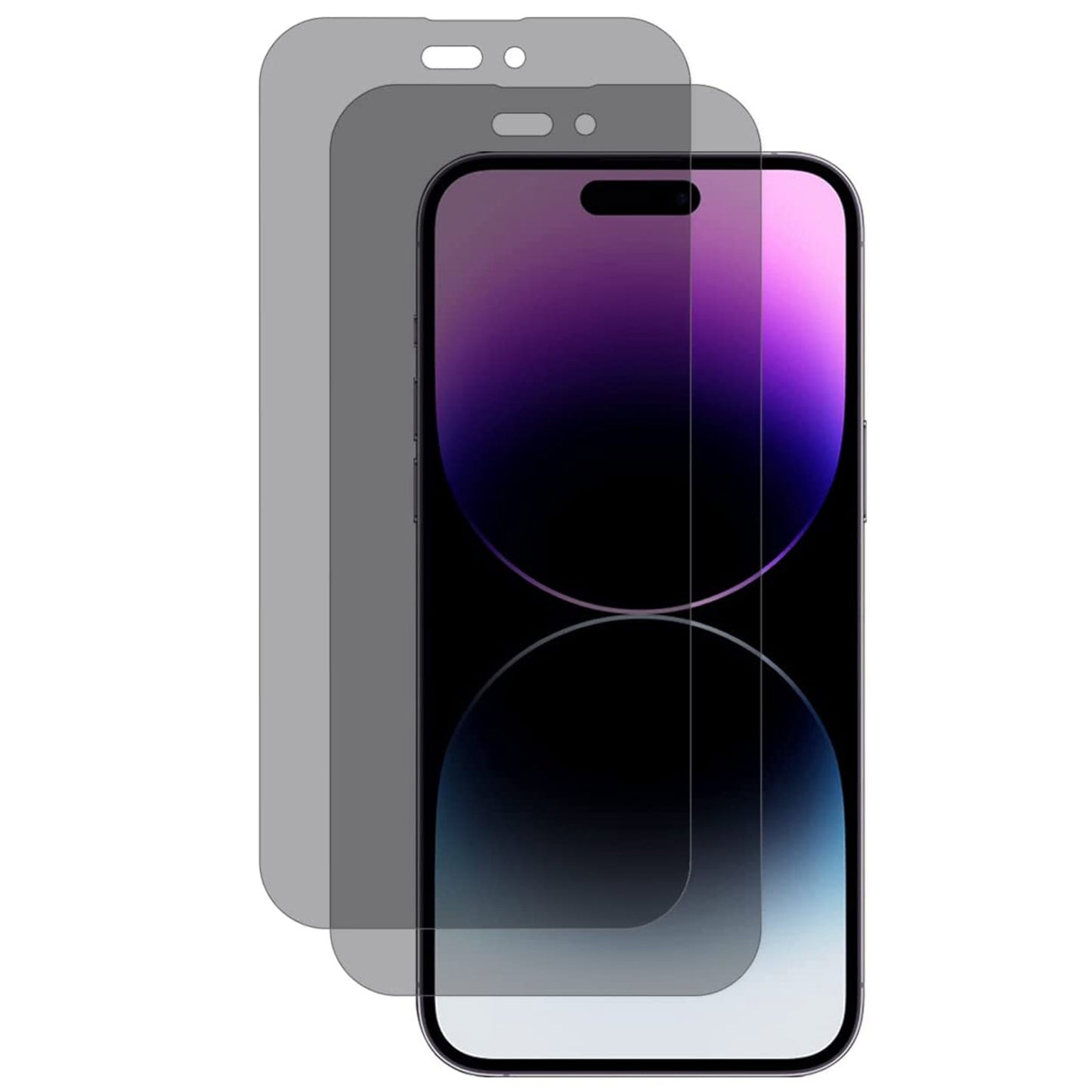 2Pcs Privacy Screen Protectors Tempered Glass Screen Film Full Coverage Screen Protector Fit for iPhone 14/14Plus/14Pro/14Pro Max/13/13Pro/13Max/12/12