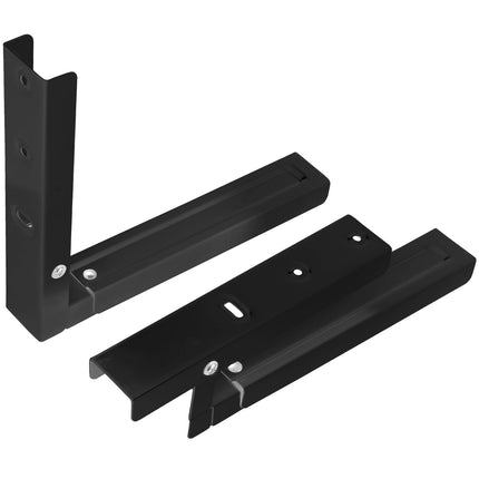 Microwave Wall Mount Bracket - Adjustable Heavy Duty Steel