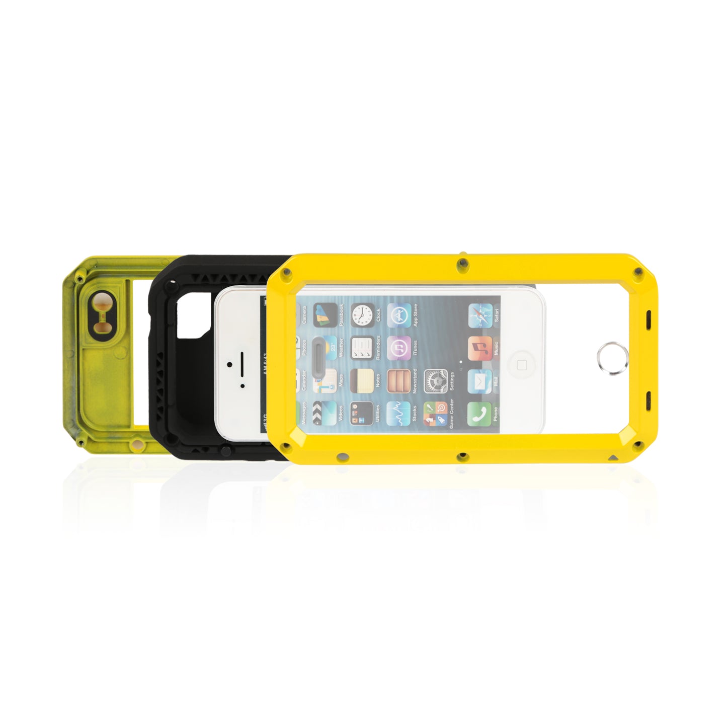 Rugged Shock-Resistant Hybrid Full Cover Case For iPhone 6s Plus
