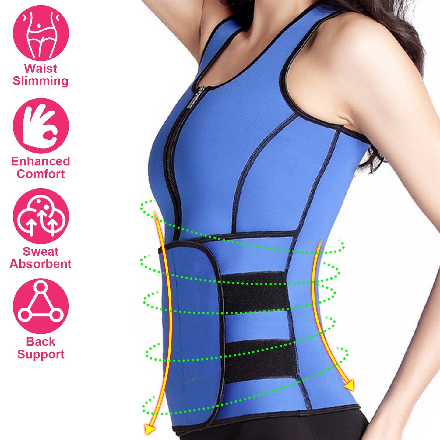 Waist Trainer For Women Body Shaper Waist Slimmer Clincher Trimmer for Weight Loss