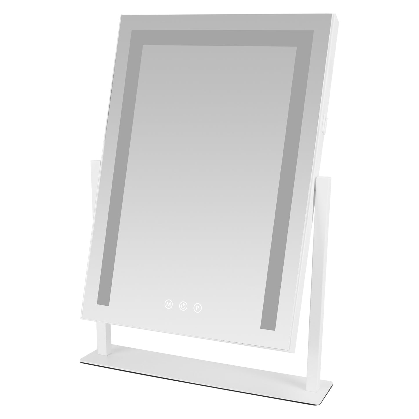 Vanity Mirror with Light 3 Lighting Colors Dimmable Brightness Smart Touch Control 10X Magnifying Mirror 360¡Rotation LED Lighted Makeup Mirror for De