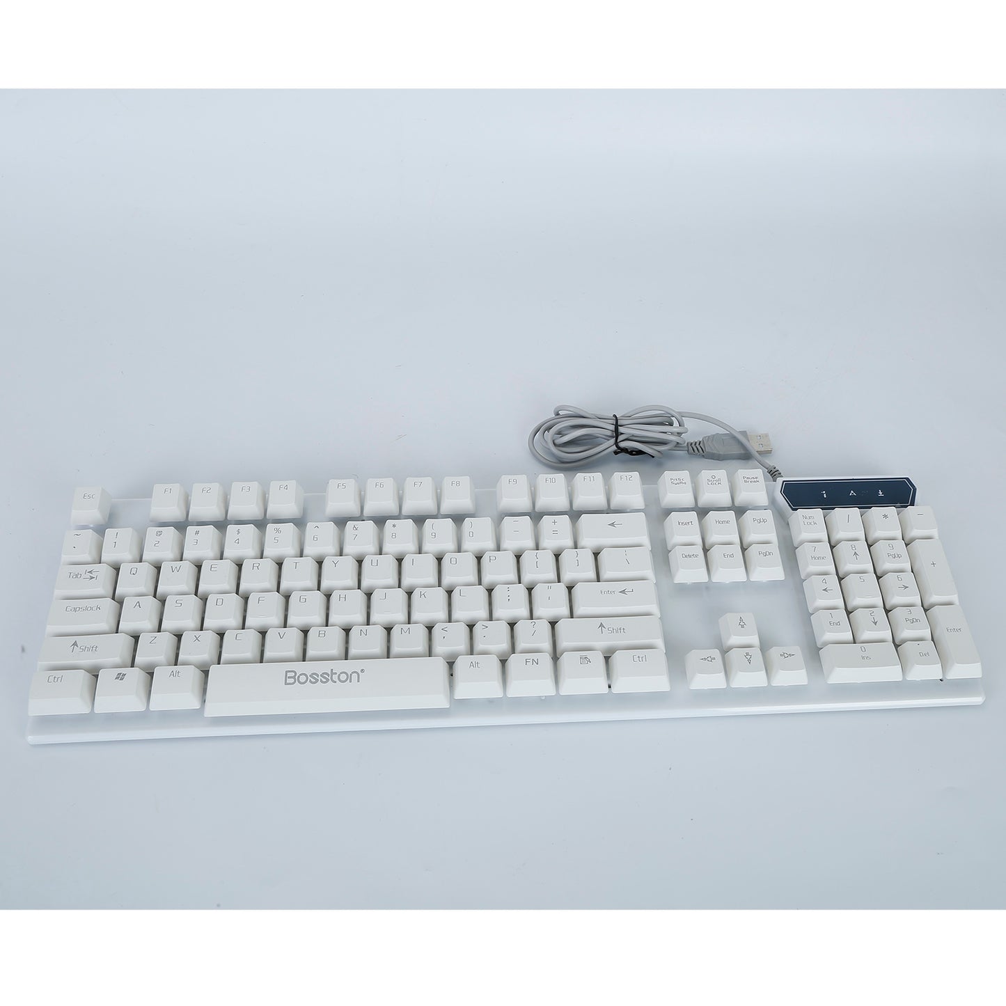 104-Key Wired Gaming Keyboard Mouse Set Colorful Backlit Gaming Keyboard w/ RGB Colorful 1000 DPI Gaming Mouse