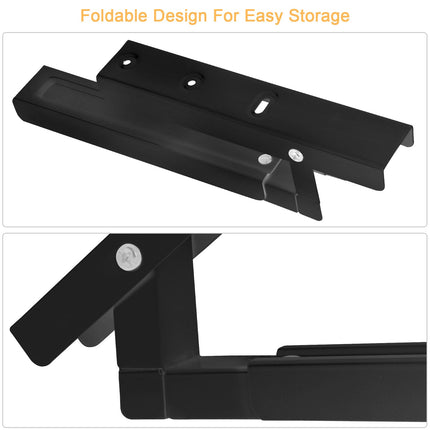 Microwave Wall Mount Bracket - Adjustable Heavy Duty Steel