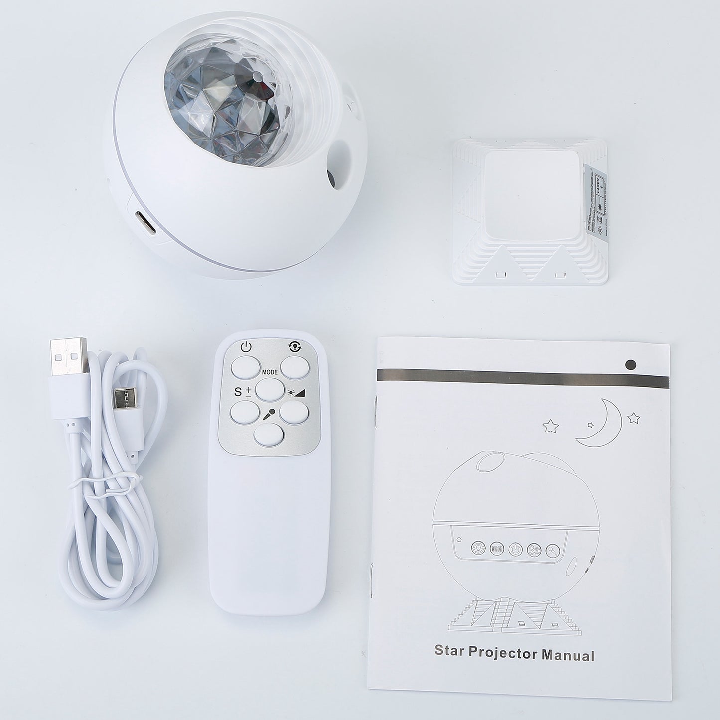 LED Star Projector Night Light Moon Nebula Cloud Lamp 360¡Rotating Star Light Kids Galaxy Projector w/ Remote Control