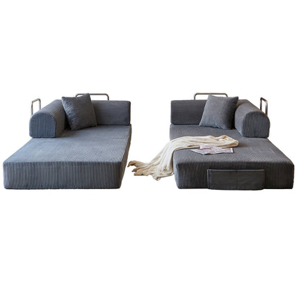 78.8" Convertible Floor Sofa Bed with High Density Foam