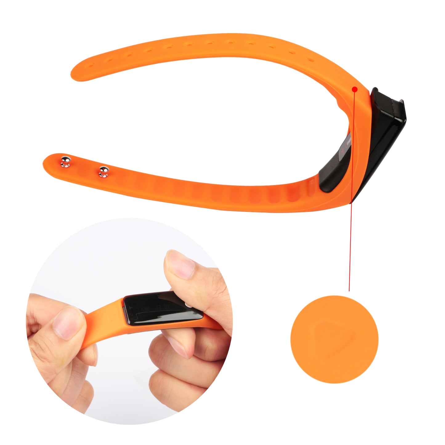 Fitness Tracker Activity Tracker Watch with Heart Rate Monitor IP67 Waterproof Smart Band Step Counter Calorie Counter Call & SMS Pedometer