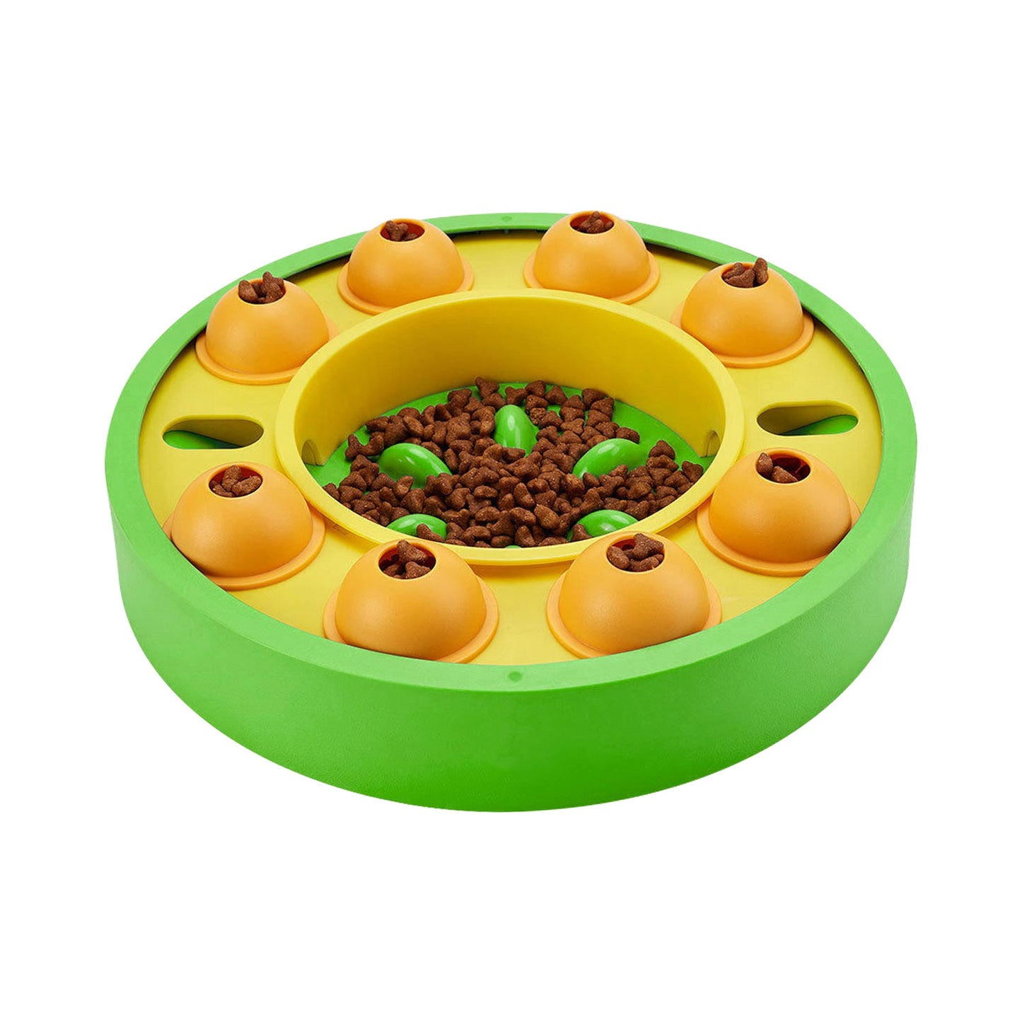 Dog Puzzle Food Feeder Slow Feeding Bowl Interactive Toy Dog Treat Dispensing Toy for IQ Training Mental Enrichment For Small Medium Large Dog Cat