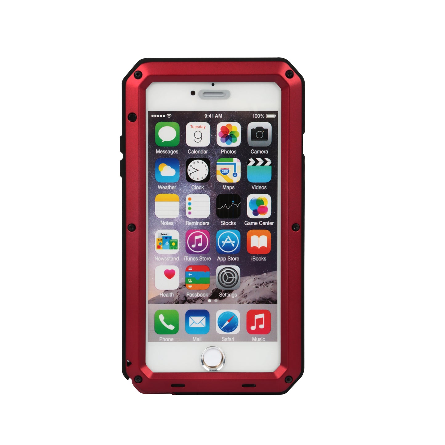 Rugged Shock-Resistant Hybrid Full Cover Case For iPhone 6s Plus