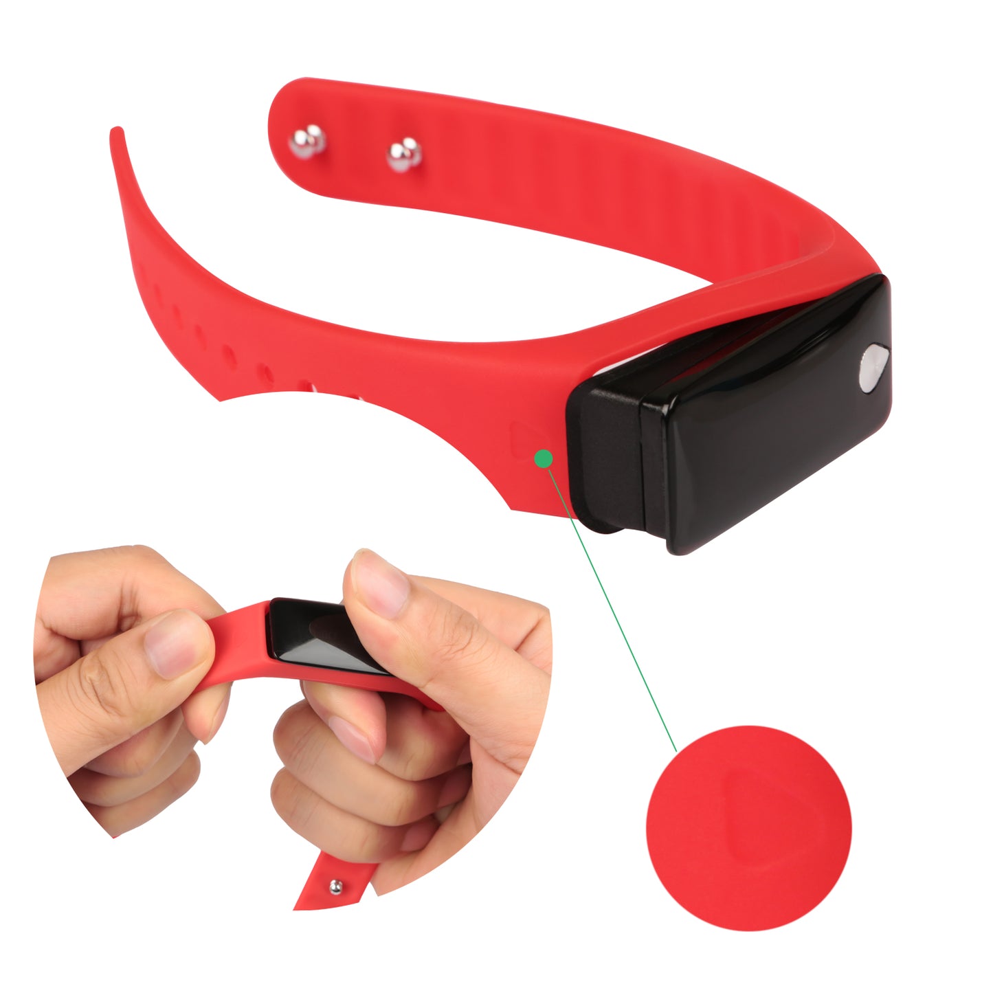 Fitness Tracker Activity Tracker Watch with Heart Rate Monitor IP67 Waterproof Smart Band Step Counter Calorie Counter Call & SMS Pedometer