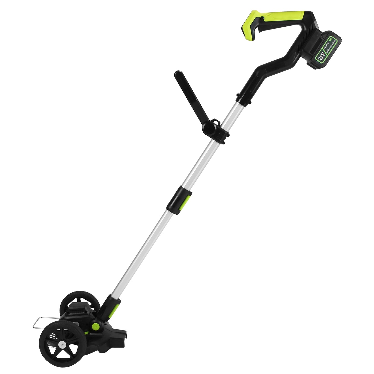 21V Electric Weed Edger Cordless String Trimmer Grass Mower Eater Bush Cutter with 16800RPM 2x 3000mAh Batteries 3.6-4.6FT Length 90¡ Rotatable Angle
