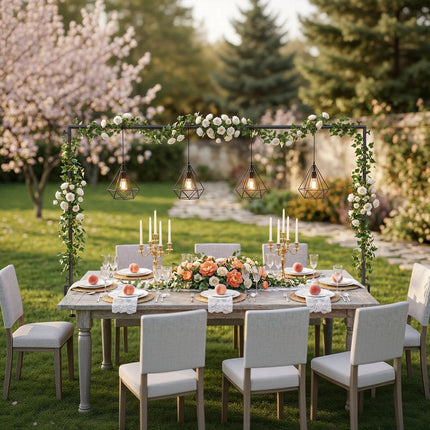 Adjustable Table Arch Stand for Balloon & Floral Decorations