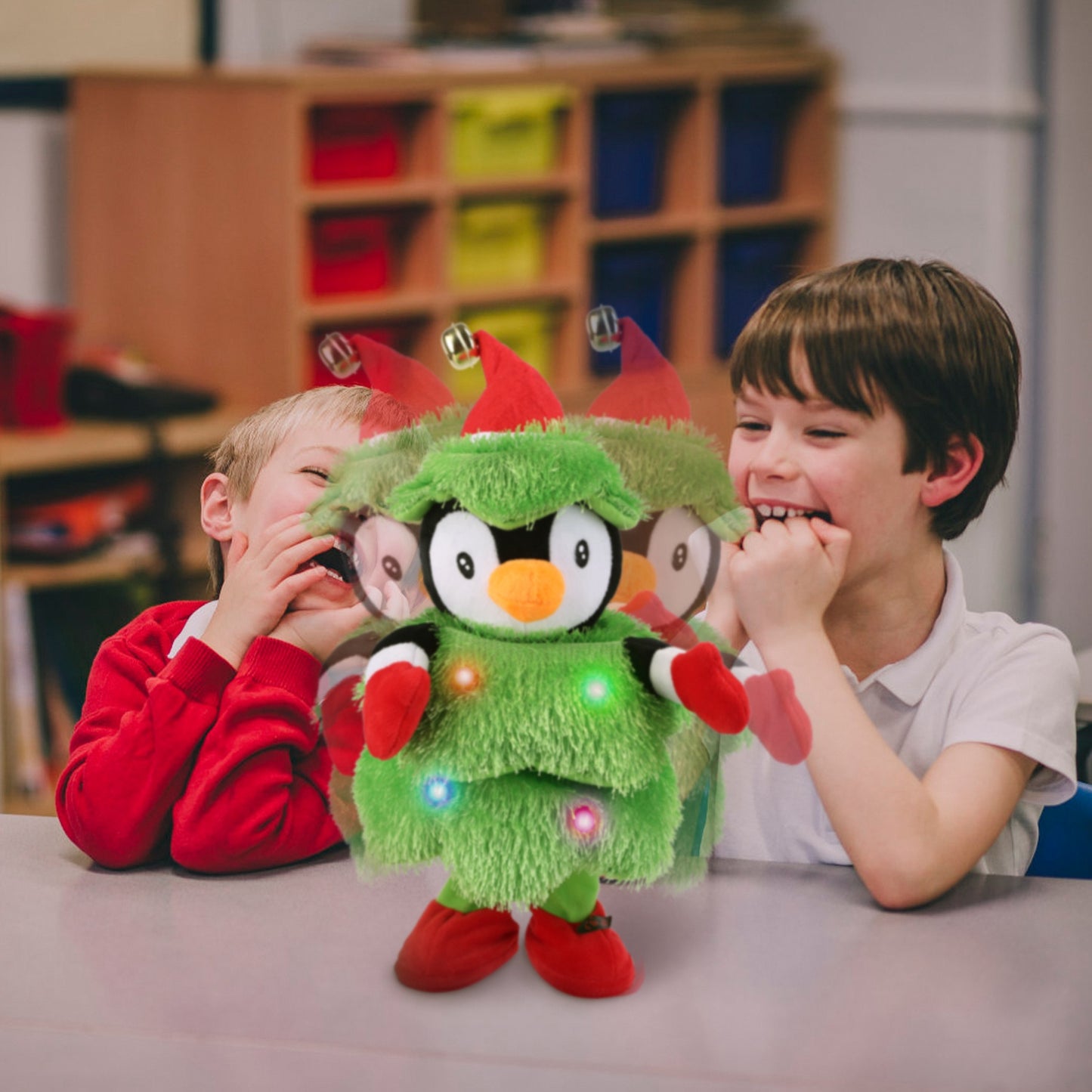 Electric Dancing Singing Plush Toy Twisting Penguin Toy Talking Interactive Mimicking Funny Songs Wiggly Dance Kid Christmas Gift