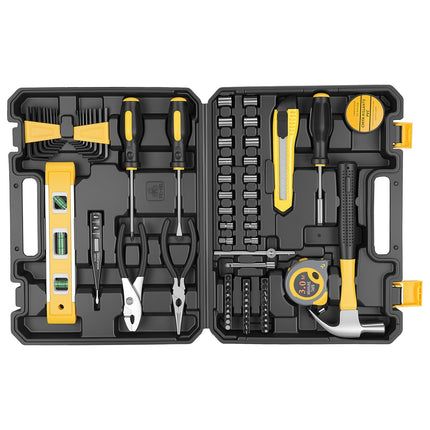 78-Piece Home Tool Set with Hammer, Pliers & Screwdrivers