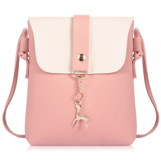 Women Girl Small Crossbody Bags PU Leather Messenger Bags Waterproof Clutch Purse Phone Wallet Pocket Pouch Satchel