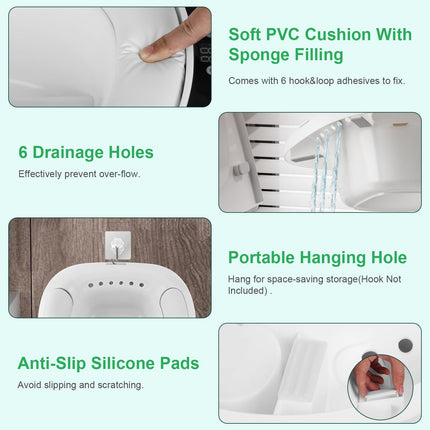 Electric Sitz Bath Tub Sits Bath Soak Pan Salts Bowl Postpartum Care Basin for Toilet Seat with Dual Nozzles 3-Level Water Flow Water Temperature Disp