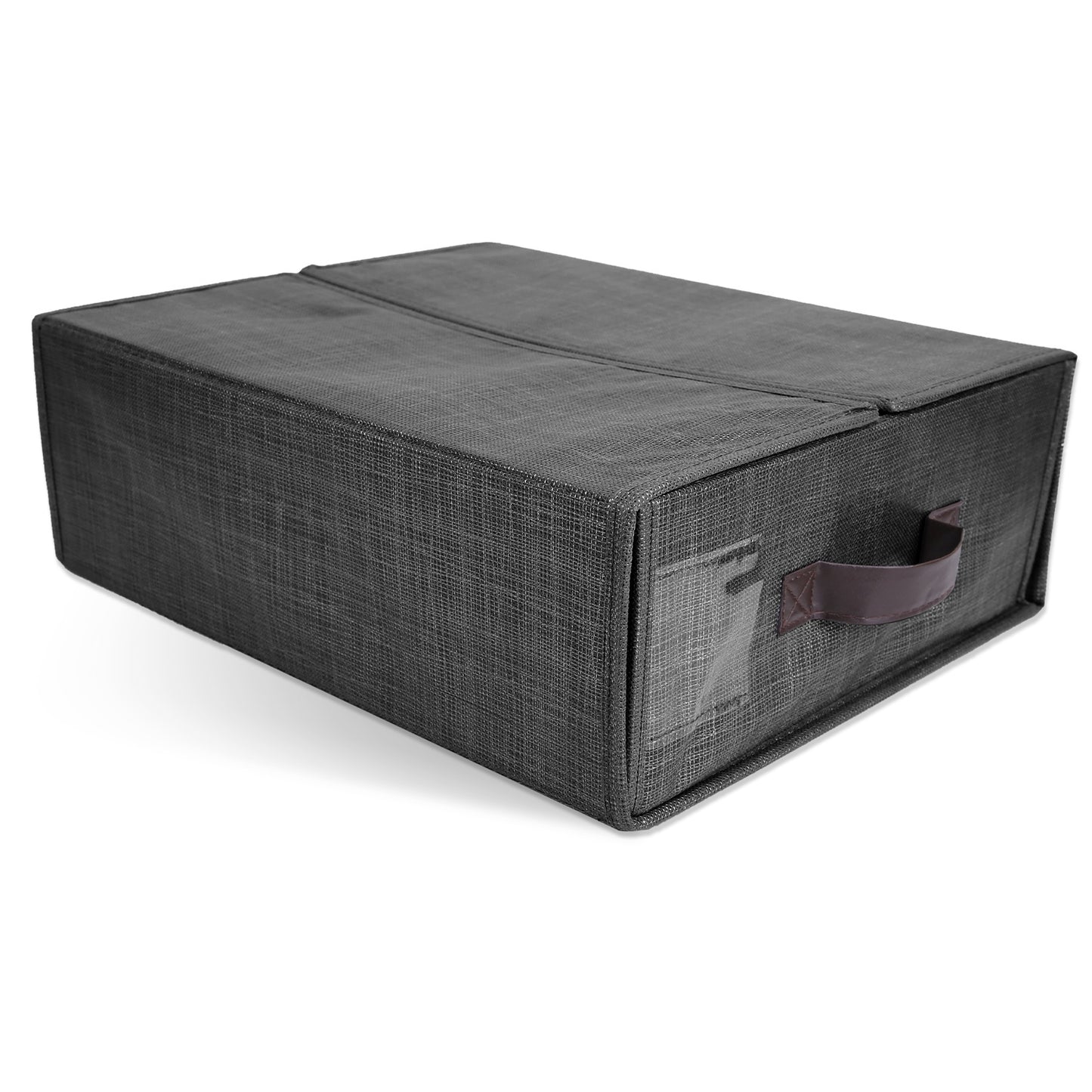 4Pcs Bed Sheet Set Organizers Foldable Bedsheets Storage Bins For Clothing Duvet Cover Pillowcase King Queen Bedsheet Closet Bedding Container With La