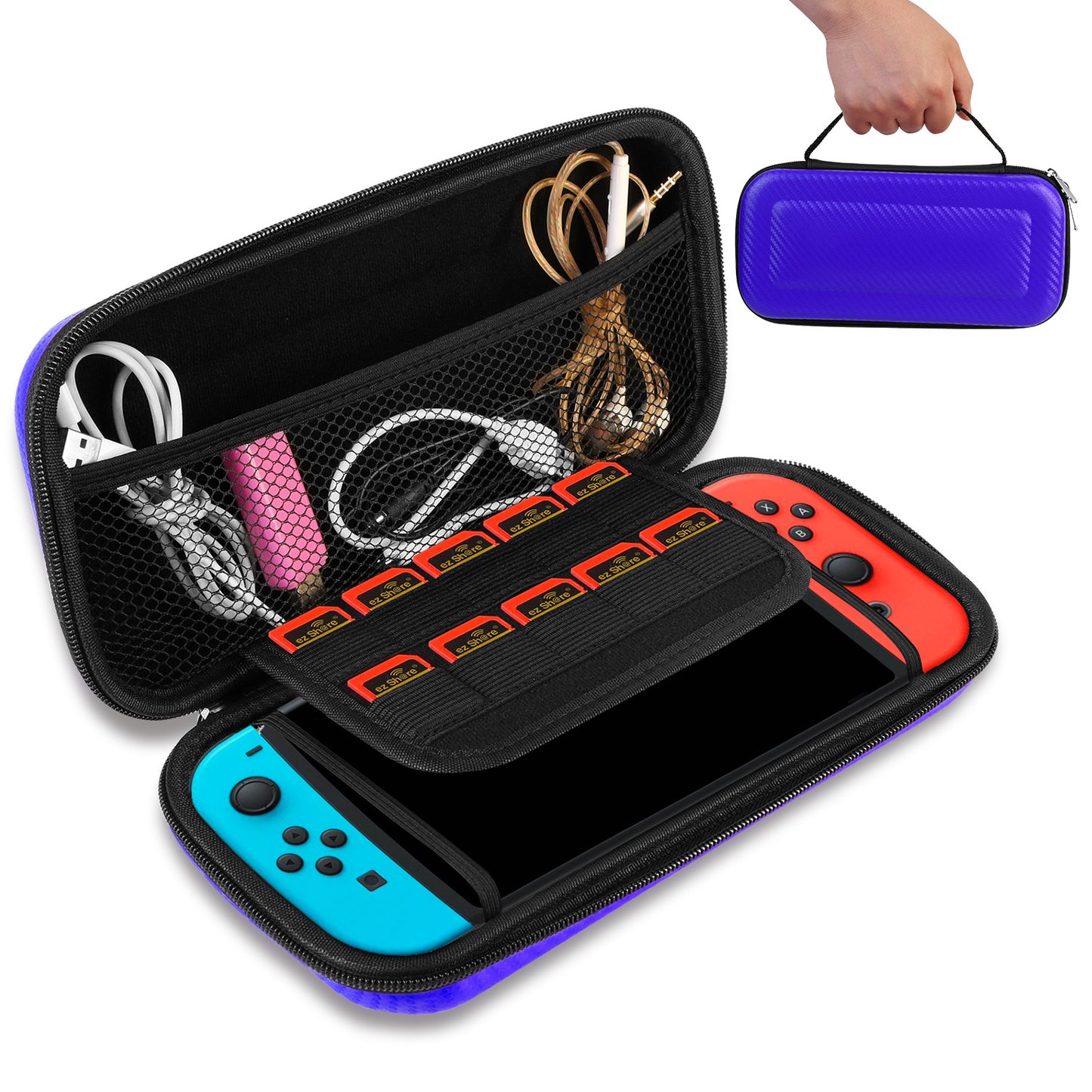 Portable Carry Case for Nintendo Switch Console Protective Hard EVA Case Shell Pouch