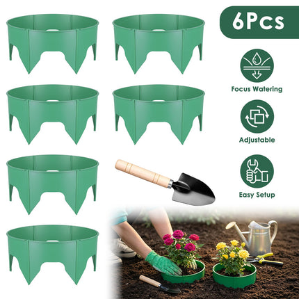 Adjustable Plant Grow Rings 10in with Hand Shovel - 12 Pack