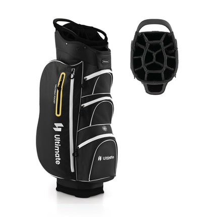 9.5 Inch Lightweight Golf Cart Bag with 15 Way Top Dividers