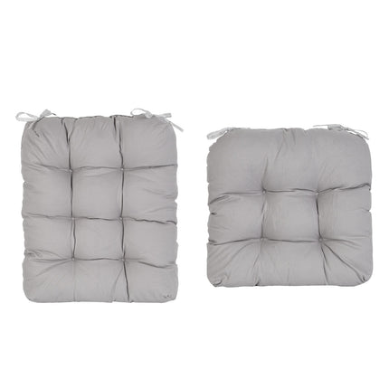 2Pcs Rocking Chair Cushion Upper And Lower Back And Seat Sets with Non-Slip Ties Polyester Fiber Filling Comfortable for Indoor Home Office Car