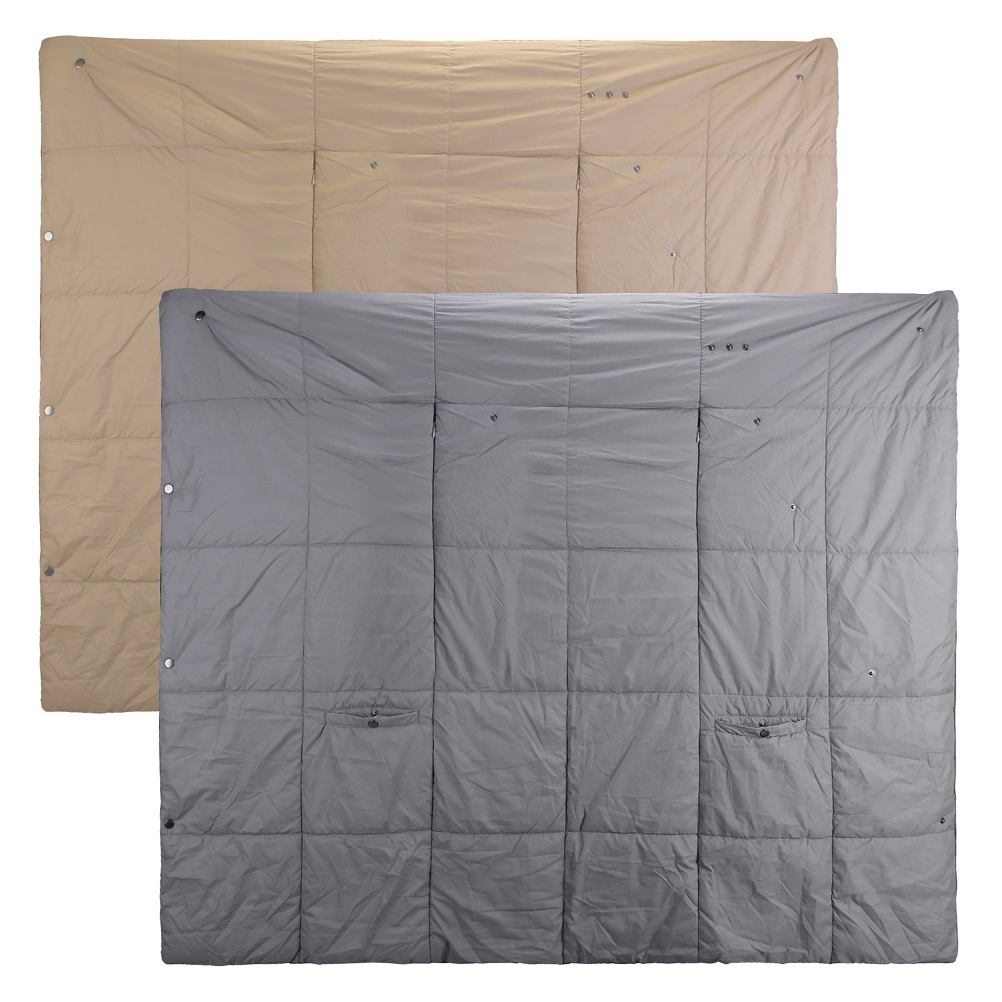 USB Heated Blanket Electric Heated Poncho Shawl Wrap Throw with Zipper Arm Holes Pocket 3 Heating Levels 6 Zones Dual Switch 5V/2A Machine Washable fo